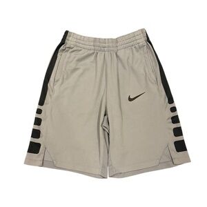 Nike Youth Athletic Shorts in Gray with Black Details